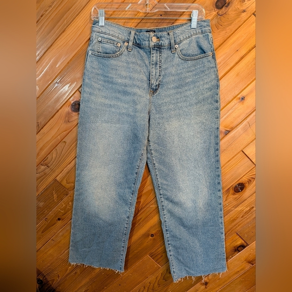 J. Crew Medium Blue Wide Leg Jeans Size 29